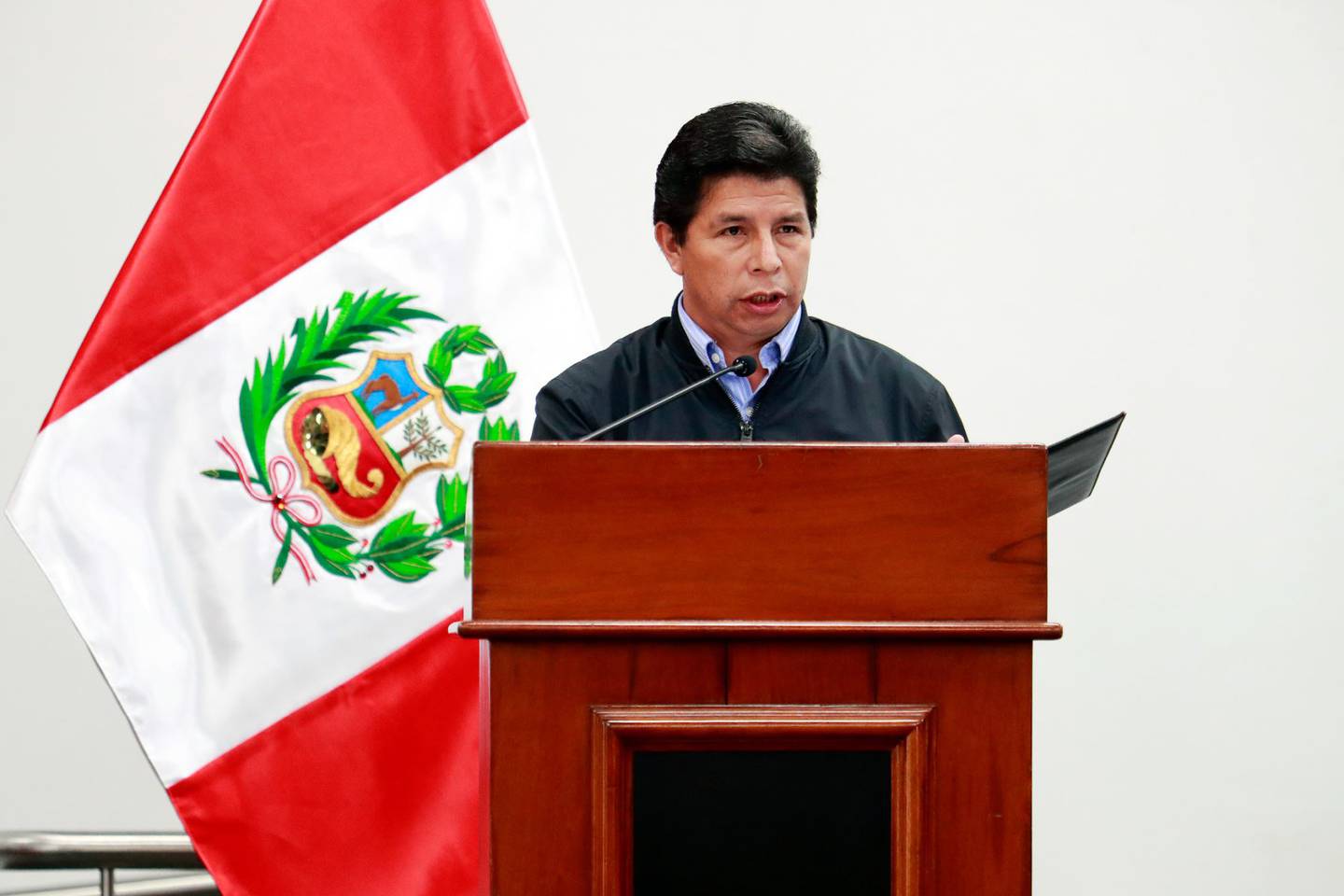 President Pedro Castillo was to face an impeachment process on December 7.