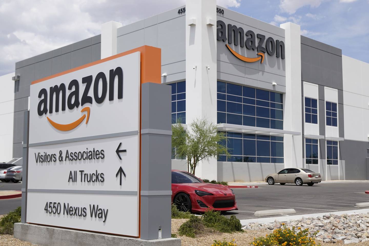 Un centro de distribución de Amazon en Las Vegas.