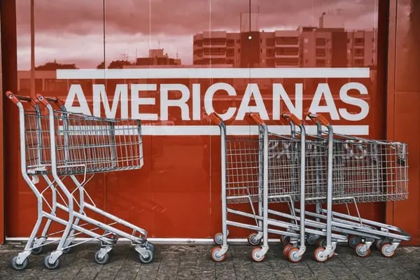 Americanas se encuentra en un plan de reorganización desde enero debido a deudas de más de US$8.200 millones (Foto: Gustavo Minas/Bloomberg)