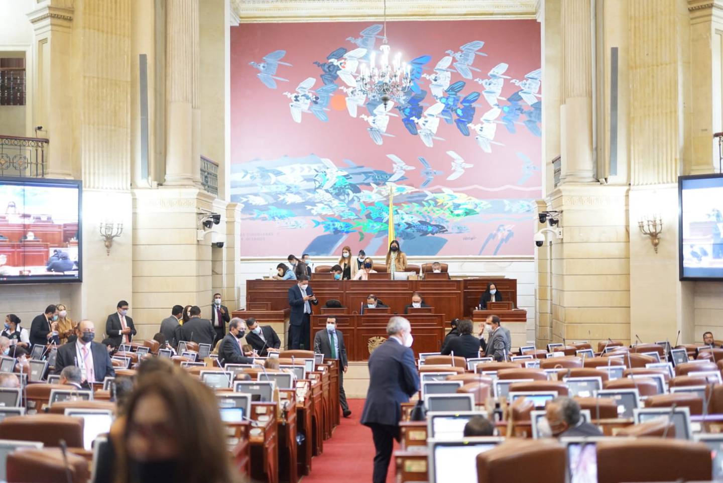 El Congreso colombiano está conformado por 280 miembros en total.dfd
