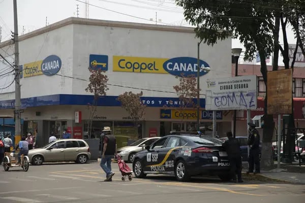 A Grupo Coppel department store in Mexico City.
