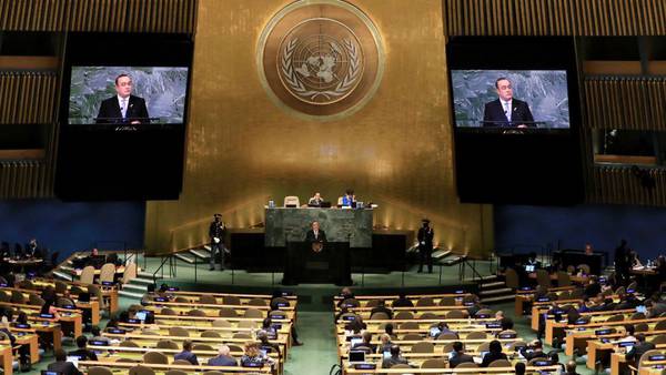 Giammattei propone refundar las bases de la ONU, porque “debe retomar su camino”dfd