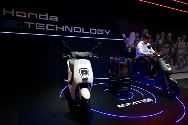 Honda invertirá US$3.400 millones en motocicletas eléctricas para 2030