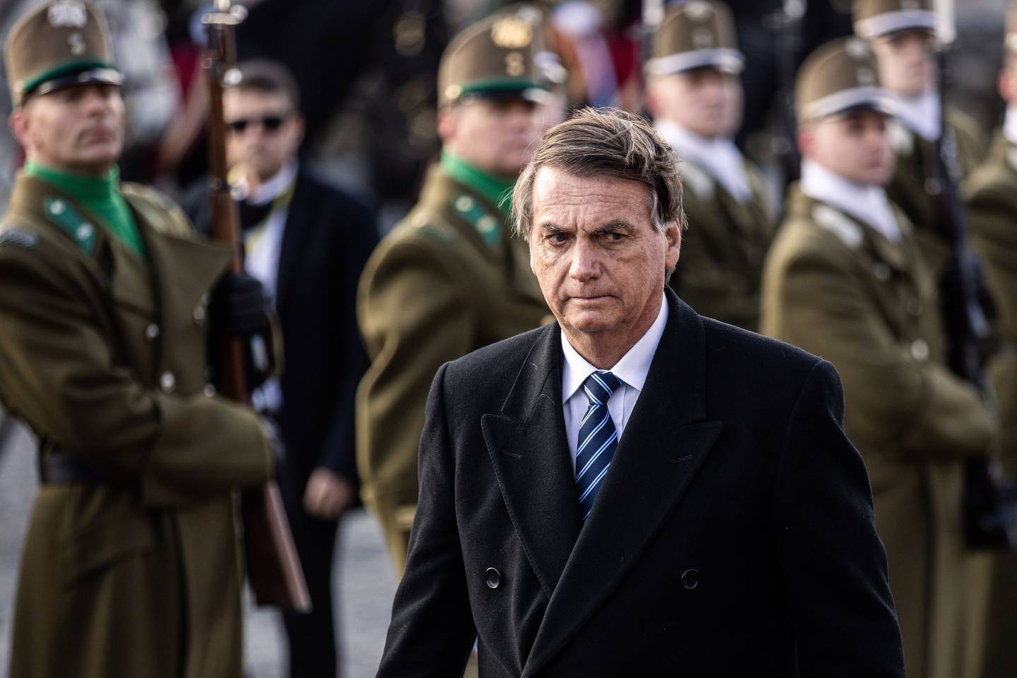 Brazil's President Jair Bolsonaro in Hungary.