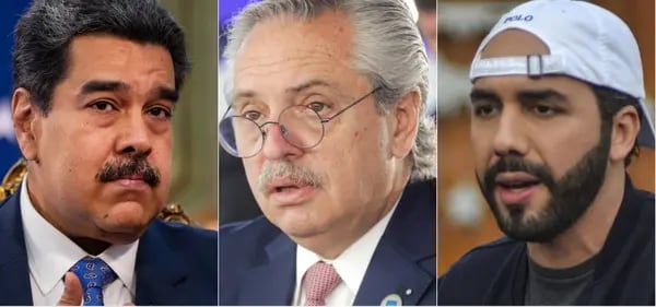 Tres líderes políticos de las economías con mayor riesgo país en la región.