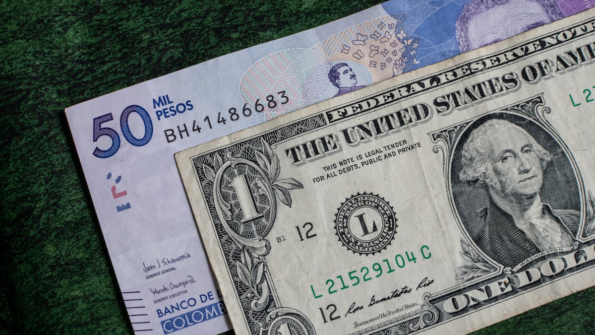 Peso colombiano es el que más cae en los emergentes y BTG Pactual cree que el dólar ya tocó piso