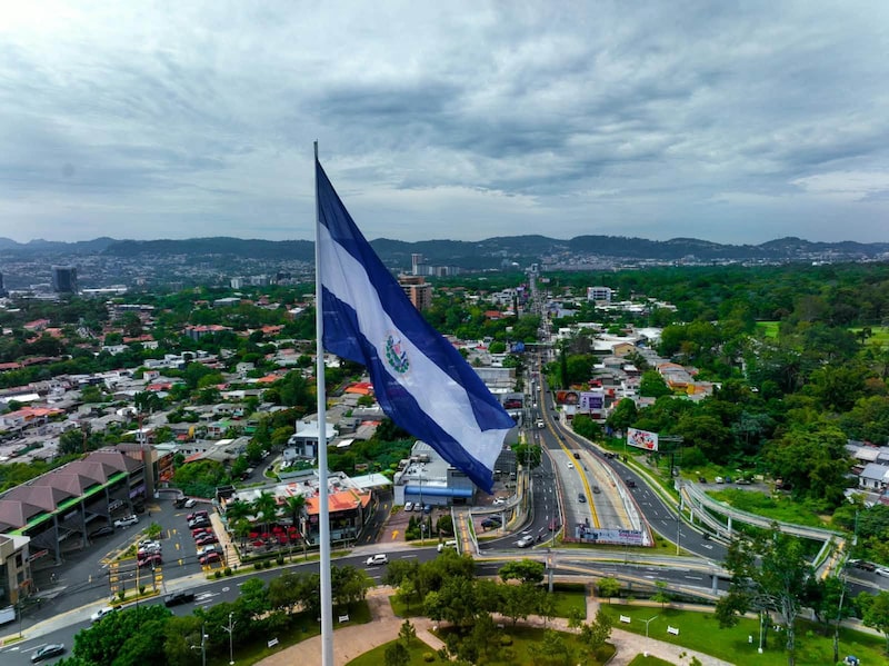 Panorámica de la capital salvadoreña, San Salvador, el 2 de septiembre de 2026. Panorámica de la capital salvadoreña, San Salvador, el 2 de septiembre de 2026.