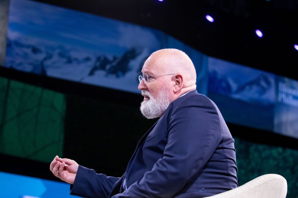 El vicepresidente de la Comisión Europea, habla durante el Foro de Acción Climática de las Naciones Unidas. El vicepresidente de la Comisión Europea, habla durante el Foro de Acción Climática de las Naciones Unidas.