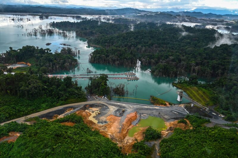 Vista aére de la mina de cobre de Panamá en Donoso, provincia de Colon. Vista aére de la mina de cobre de Panamá en Donoso, provincia de Colon.