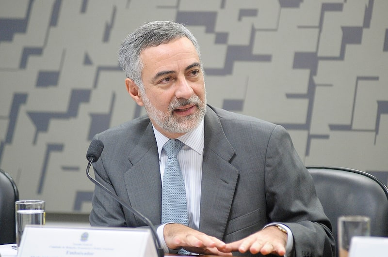 Julio Glinternick Bitelli en el 2016, cuando era el embajador de Brasil en Colombia. Foto: Pedro França/Agência Senado Julio Glinternick Bitelli en el 2016, cuando era el embajador de Brasil en Colombia. Foto: Pedro França/Agência Senado