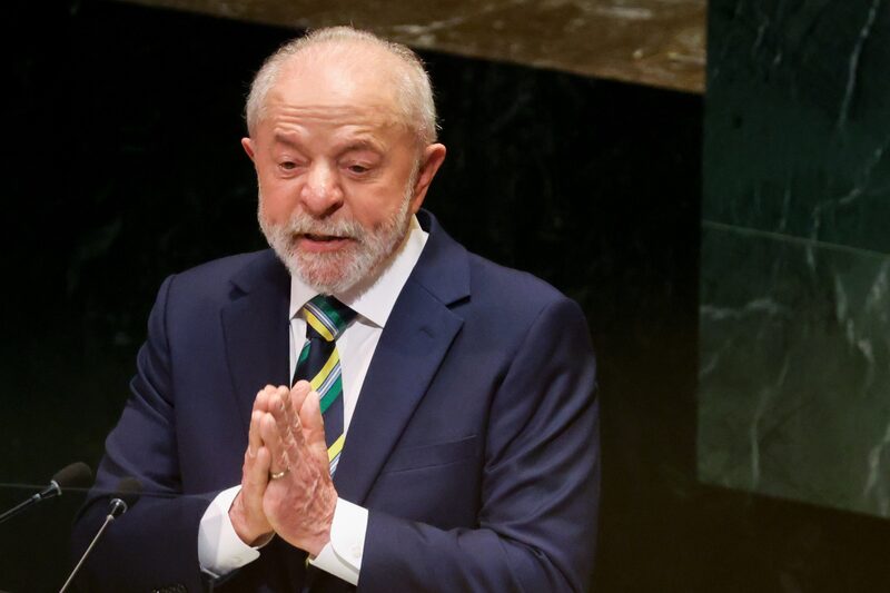 Luiz Inacio Lula da Silva fue el primer dirigente en intervenir en la Asamblea General de las Naciones Unidas el martesFotógrafo: Michael Nagle/Bloomberg Luiz Inacio Lula da Silva fue el primer dirigente en intervenir en la Asamblea General de las Naciones Unidas el martesFotógrafo: Michael Nagle/Bloomberg