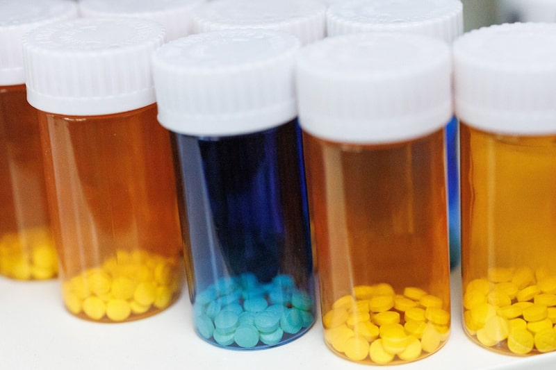 Envases con pastillas en una farmacia de Los Ángeles. Envases con pastillas en una farmacia de Los Ángeles.
