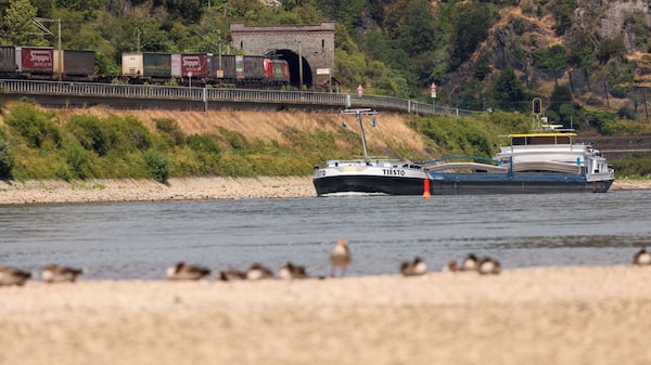 Calor recorde no verão europeu ameaça transporte fluvial e geração de energia Calor recorde no verão europeu ameaça transporte fluvial e geração de energia