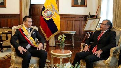 “Noboa viene provocando a Petro” para desestabilizar su Gobierno: expresidente Rafael Correa “Noboa viene provocando a Petro” para desestabilizar su Gobierno: expresidente Rafael Correa