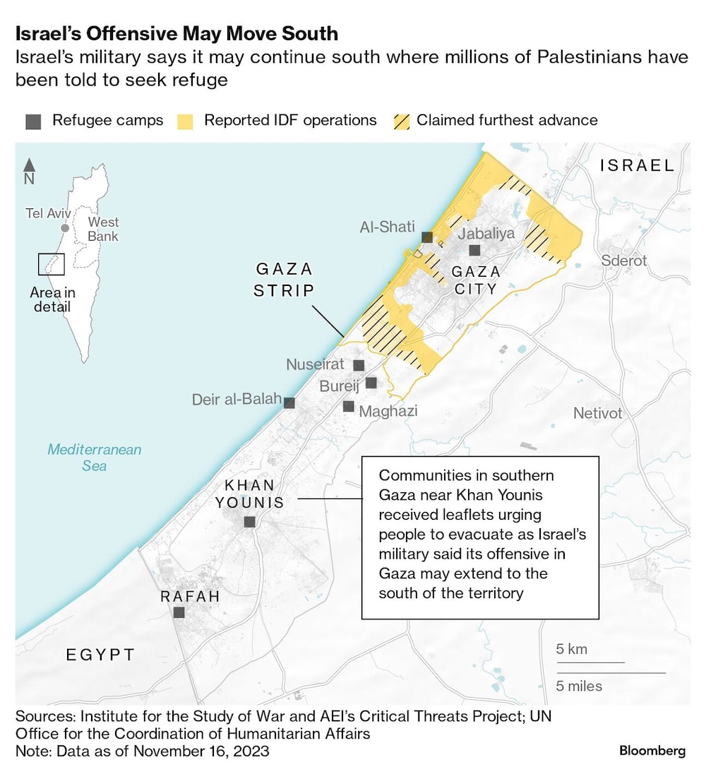Israels Offensive May Move South | Israels military says it may continue south where millions of Palestinians have been told to seek refuge Israels Offensive May Move South | Israels military says it may continue south where millions of Palestinians have been told to seek refuge