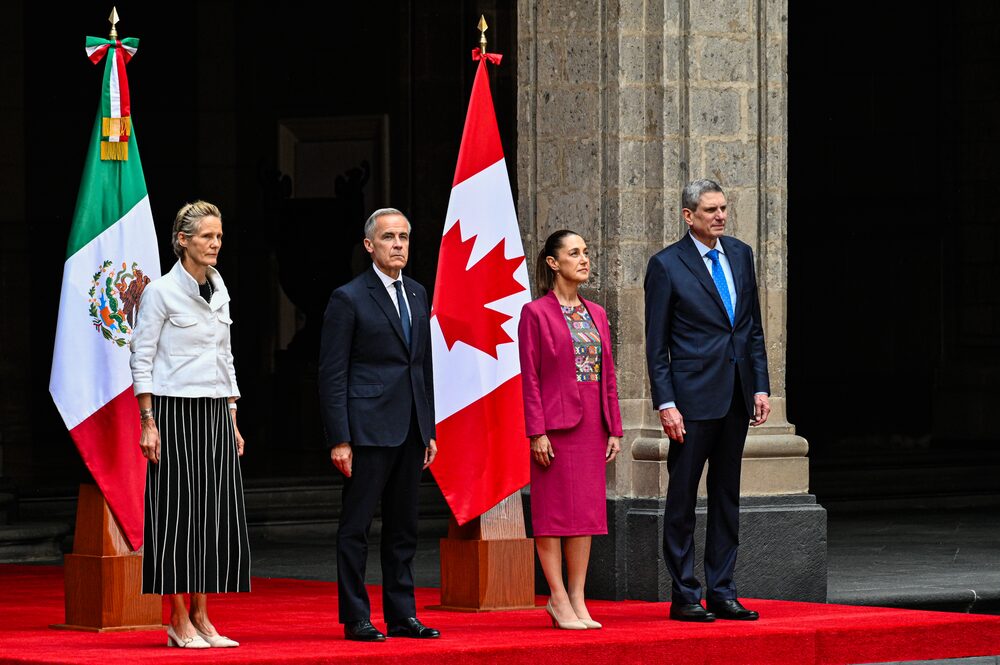 Visita oficial del primer ministro de Canadá, Mark Carney, a México. El líder arribó a Palacio Nacional donde fue recibido por la presidenta de México, Claudia Sheinbaum, del 18 de septiembre de 2025. Visita oficial del primer ministro de Canadá, Mark Carney, a México. El líder arribó a Palacio Nacional donde fue recibido por la presidenta de México, Claudia Sheinbaum, del 18 de septiembre de 2025.