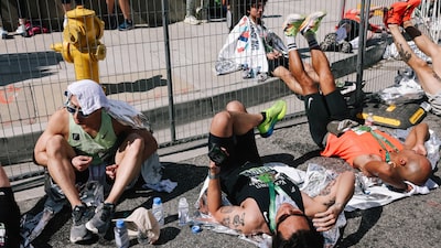 Los corredores de maratón se están preparando para un mundo más caluroso Los corredores de maratón se están preparando para un mundo más caluroso