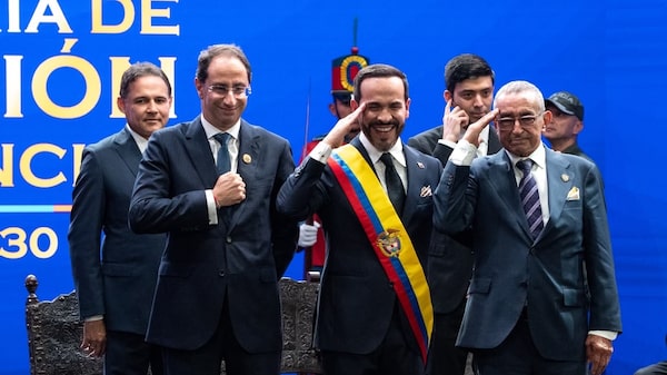Abelardo De la Espriella tomó juramento como presidente de Colombia ante el Congreso en Cali Abelardo De la Espriella tomó juramento como presidente de Colombia ante el Congreso en Cali