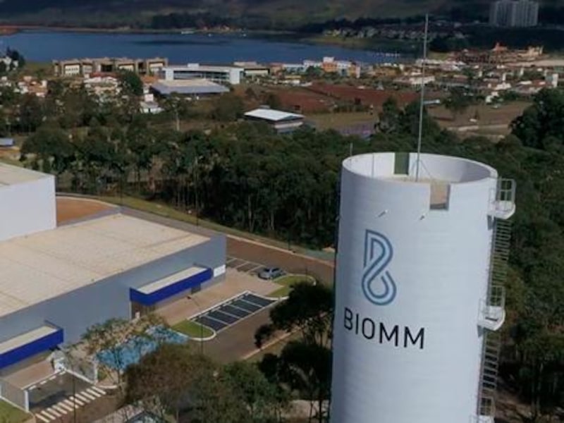 Fábrica da Biomm em Nova Lima, em Minas Gerais Fábrica da Biomm em Nova Lima, em Minas Gerais