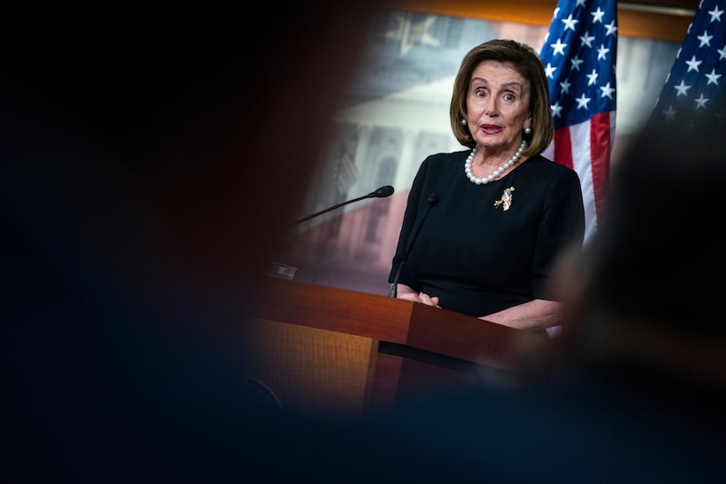 La presidenta de la Cámara de Representantes, Pelosi, celebra su conferencia de prensa semanal La presidenta de la Cámara de Representantes, Pelosi, celebra su conferencia de prensa semanal