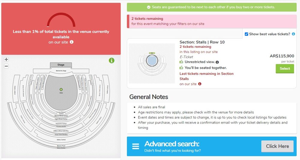 Reventa para ver a Plácido Domingo. Reventa para ver a Plácido Domingo.