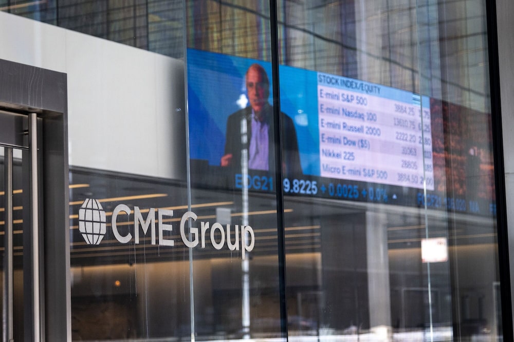 Sede de CME Group en Chicago, Illinois, EE.UU. Sede de CME Group en Chicago, Illinois, EE.UU.
