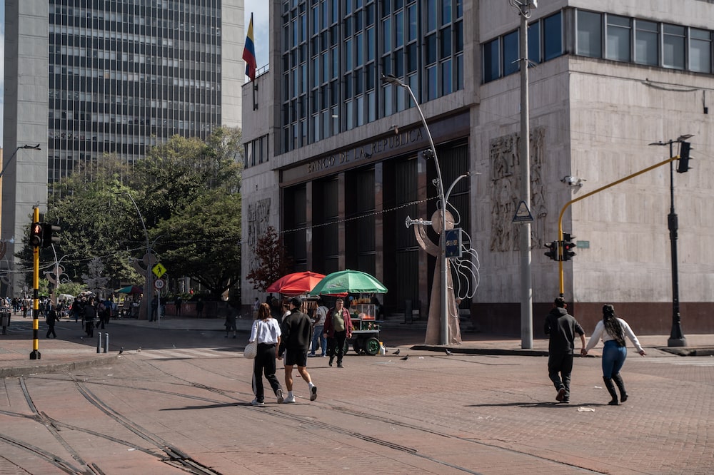 The Colombian Central Bank in Bogota, Colombia, on Wednesday, Dec. 17, 2025. Colombia fiscal deficit may widen to 7.5% of GDP next year without a tax reform that increases revenue, President Gustavo Petro said in a post on X. Photographer: Nathalia Angarita/Bloomberg The Colombian Central Bank in Bogota, Colombia, on Wednesday, Dec. 17, 2025. Colombia fiscal deficit may widen to 7.5% of GDP next year without a tax reform that increases revenue, President Gustavo Petro said in a post on X. Photographer: Nathalia Angarita/Bloomberg