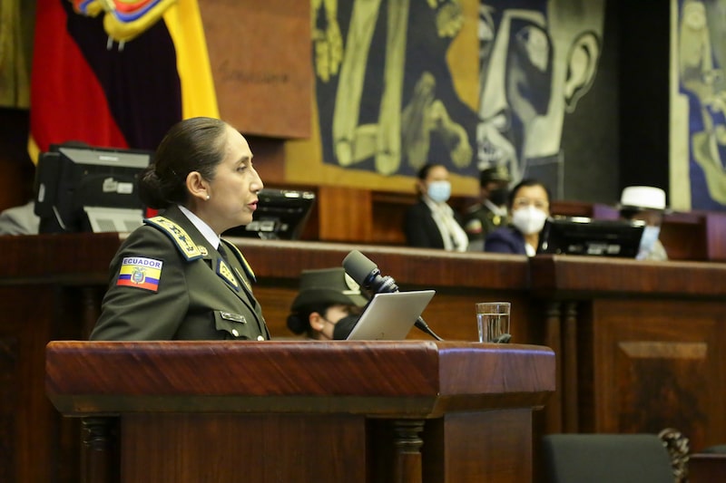 La comandante Varela durante una intervención en la Asamblea Nacional. La comandante Varela durante una intervención en la Asamblea Nacional.