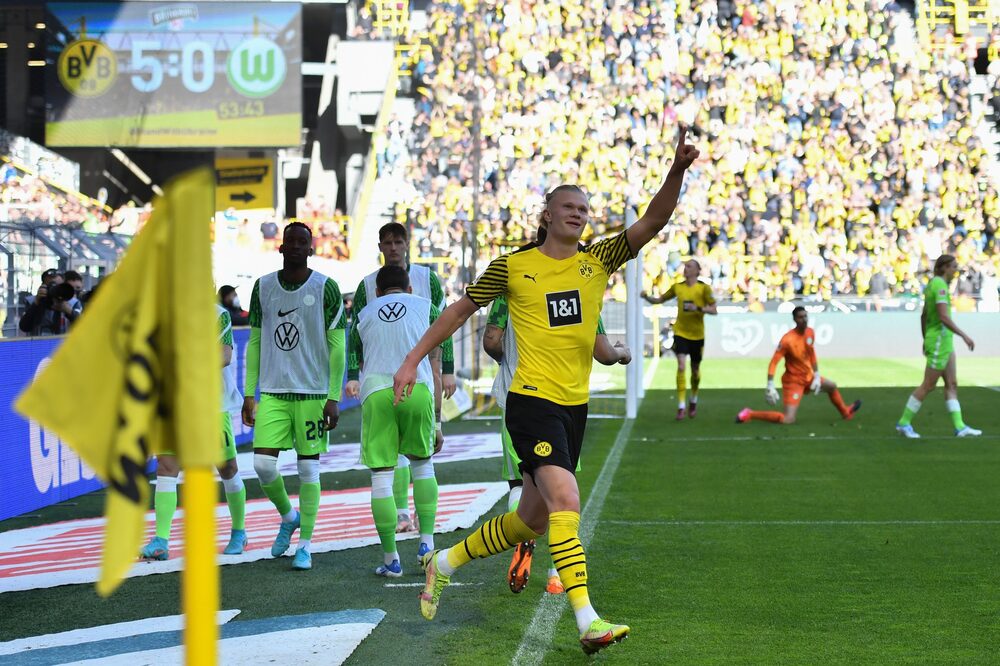 El jugador marcó 86 anotaciones con la camiseta del BVB y solo en la temporada actual hizo 22 goles en los 24 partidos que disputó. Foto: @ErlingHaaland El jugador marcó 86 anotaciones con la camiseta del BVB y solo en la temporada actual hizo 22 goles en los 24 partidos que disputó. Foto: @ErlingHaaland