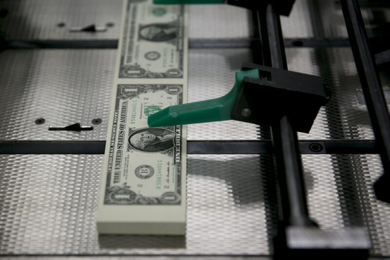 Operations At The Bureau Of Engraving And Printing As The $1 Bill Is Printed Operations At The Bureau Of Engraving And Printing As The $1 Bill Is Printed