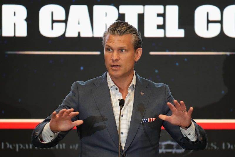 Secretario de Defensa de Estados Unidos, Pete Hegseth. Secretario de Defensa de Estados Unidos, Pete Hegseth.