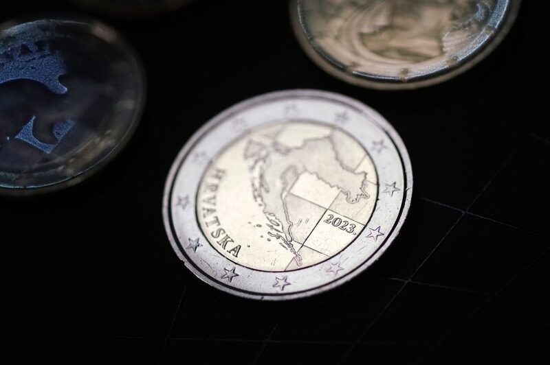 Las nuevas monedas croatas del euro Las nuevas monedas croatas del euro