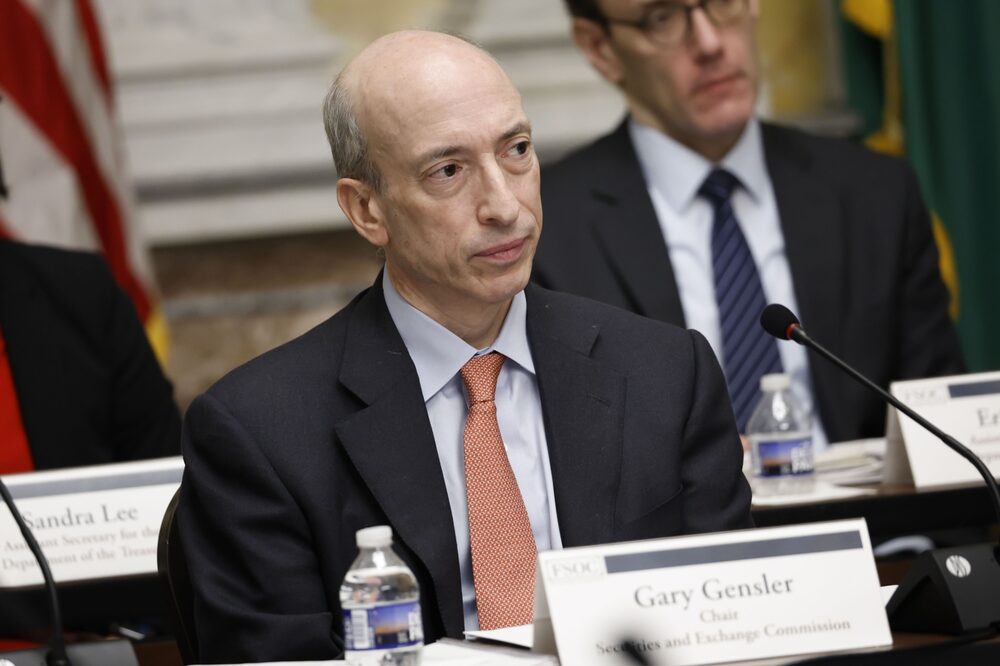 Gary Gensler, presidente da SEC: ofensiva nesta semana contra dois dos maiores players da indústria cripto do mundo Gary Gensler, presidente da SEC: ofensiva nesta semana contra dois dos maiores players da indústria cripto do mundo