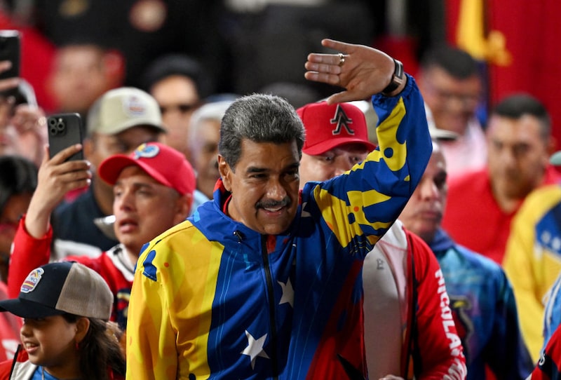 En la imagen el presidente venezolano y entonces candidato presidencial Nicolás Maduro, tras los resultados de las elecciones presidenciales en Caracas el 29 de julio de 2024. En la imagen el presidente venezolano y entonces candidato presidencial Nicolás Maduro, tras los resultados de las elecciones presidenciales en Caracas el 29 de julio de 2024.