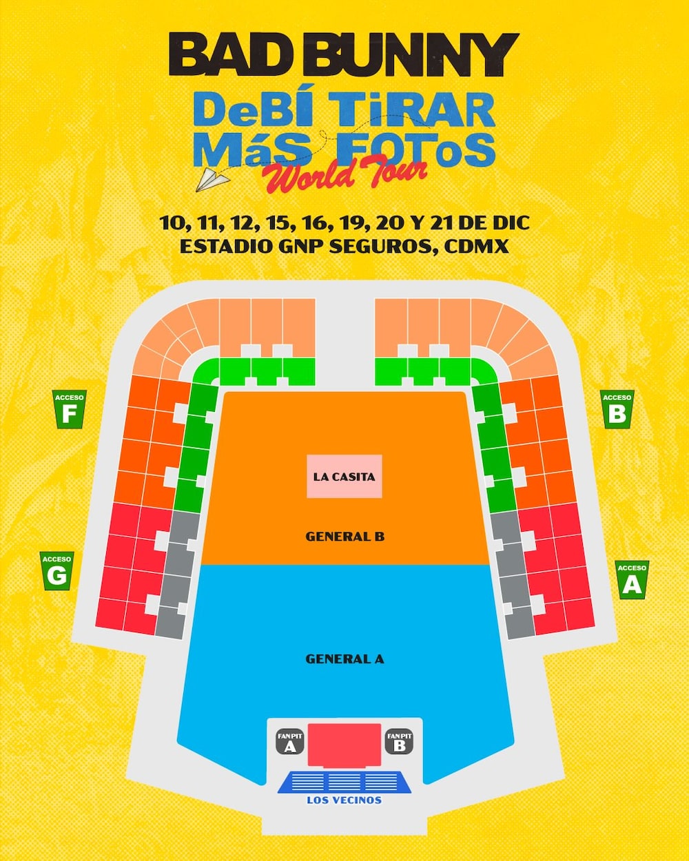 Mapa Conciertos Bad Bunny Mapa Conciertos Bad Bunny