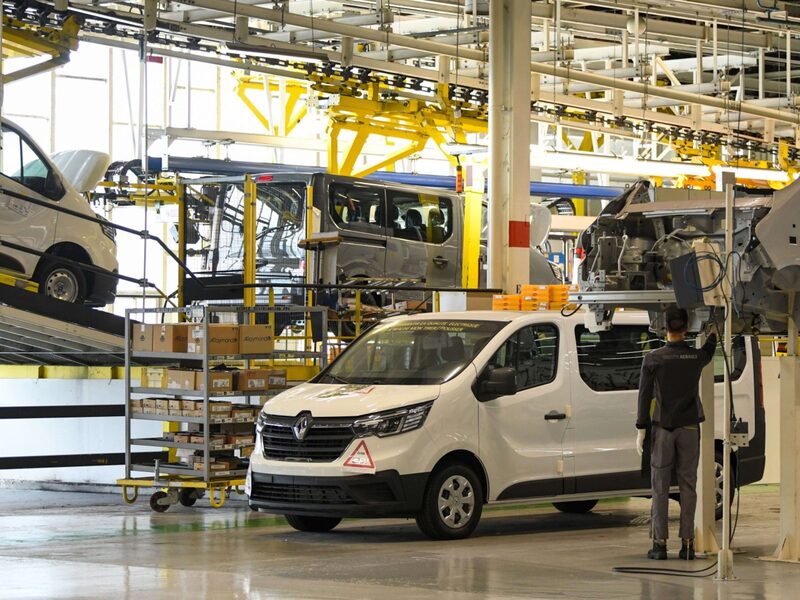 Vans on the production line at the Renault SA Sandouville plant in Le Havre, France, on Friday, March 29, 2024. Photographer: Benjamin Girette/Bloomberg Vans on the production line at the Renault SA Sandouville plant in Le Havre, France, on Friday, March 29, 2024. Photographer: Benjamin Girette/Bloomberg