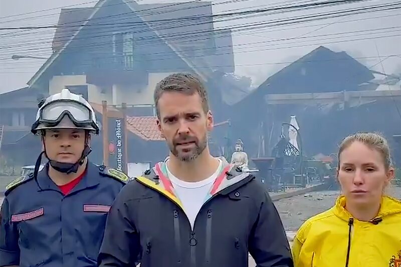 El gobierno del estado añadió en un post en X que el incendio provocado por el accidente había sido controlado. El gobierno del estado añadió en un post en X que el incendio provocado por el accidente había sido controlado.