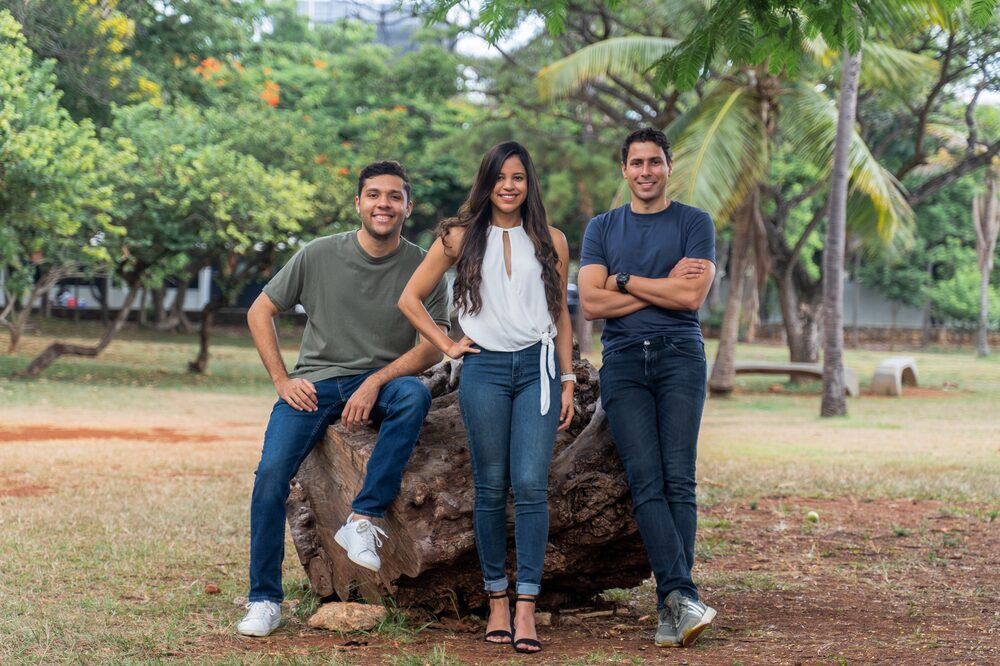 Fundadores de Zami, Luis del Giudice, Denisse Garcia y Diego Garcia. Fundadores de Zami, Luis del Giudice, Denisse Garcia y Diego Garcia.