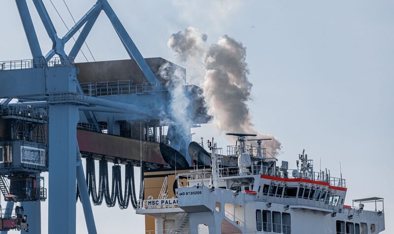 El transporte marítimo internacional fue responsable del 1,4 % de las emisiones globales de gases de efecto invernadero en 2024. Fotógrafo: Markus Scholz/picture alliance/dpa/Getty Images El transporte marítimo internacional fue responsable del 1,4 % de las emisiones globales de gases de efecto invernadero en 2024. Fotógrafo: Markus Scholz/picture alliance/dpa/Getty Images