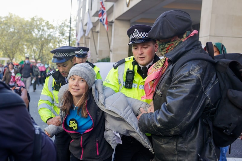 Swedish Climate Activist Greta Thunberg Protests Energy Intelligence Forum Swedish Climate Activist Greta Thunberg Protests Energy Intelligence Forum