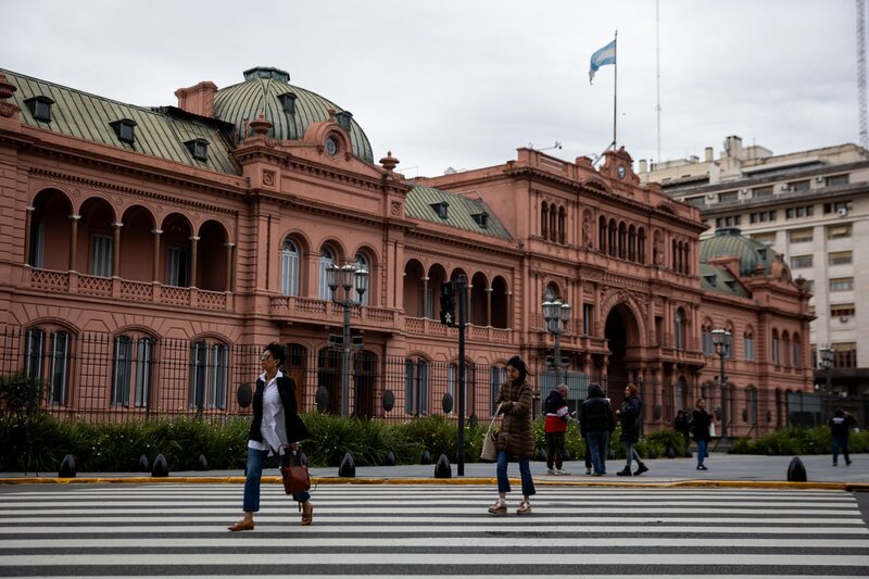 La Casa Rosada en Buenos Aires, el 27 de octubre.
Fotógrafo: Tomás Cuesta/Bloomberg La Casa Rosada en Buenos Aires, el 27 de octubre.
Fotógrafo: Tomás Cuesta/Bloomberg