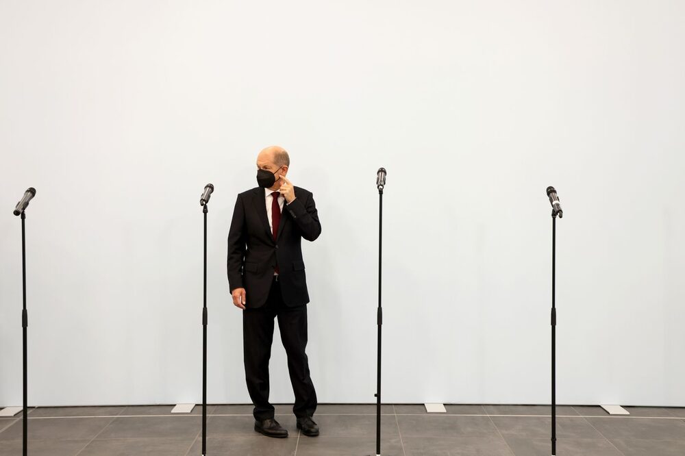 Los socialdemócratas de centro-izquierda de Olaf Scholz vencieron al bloque conservador cristianodemócrata en las elecciones alemanas del 26 de septiembre y establecieron una coalición a tres bandas sin precedentes. Liesa Johannssen-Koppitz/Bloomberg Los socialdemócratas de centro-izquierda de Olaf Scholz vencieron al bloque conservador cristianodemócrata en las elecciones alemanas del 26 de septiembre y establecieron una coalición a tres bandas sin precedentes. Liesa Johannssen-Koppitz/Bloomberg