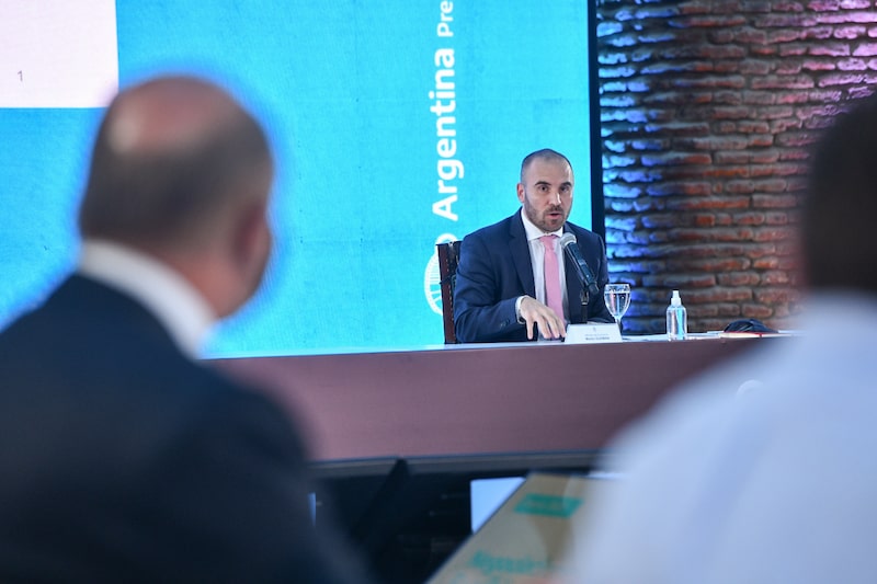 Martín Guzman. El ministro de Economía expuso ante los gobernadores respecto a las negociaciones del FMI. Martín Guzman. El ministro de Economía expuso ante los gobernadores respecto a las negociaciones del FMI.