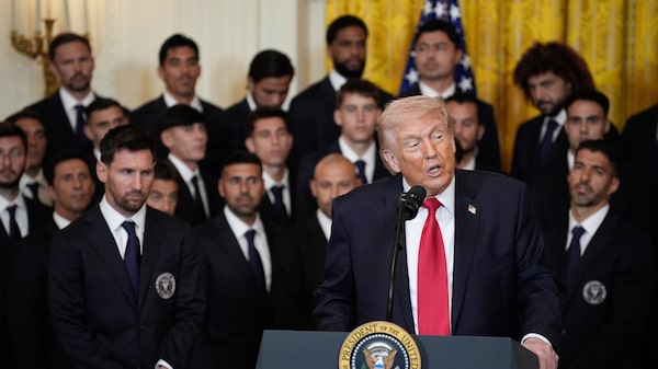 Messi aparece con Trump en la Casa Blanca un año después de rechazar la invitación de Biden Messi aparece con Trump en la Casa Blanca un año después de rechazar la invitación de Biden