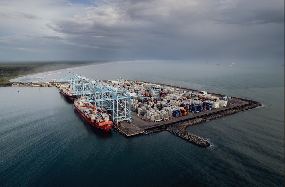APM Terminals en la provincia de Limón, Costa Rica. Foto: Fred Ramos/Bloomberg APM Terminals en la provincia de Limón, Costa Rica. Foto: Fred Ramos/Bloomberg
