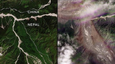 Más de 1.300 desaparecidos y 165 muertos tras devastadora inundación en frontera de Nepal y China Más de 1.300 desaparecidos y 165 muertos tras devastadora inundación en frontera de Nepal y China