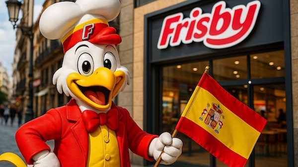 Frisby España dice que vendió 3,3 toneladas de pollo en un mes y abre otro local pese a la disputa Frisby España dice que vendió 3,3 toneladas de pollo en un mes y abre otro local pese a la disputa