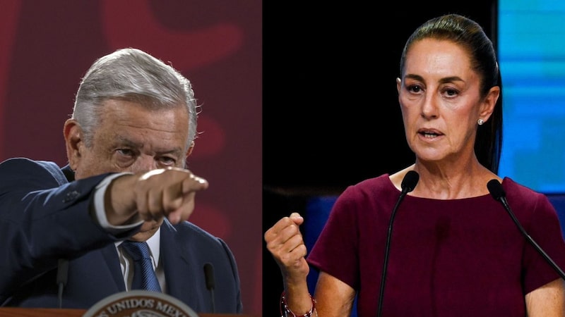 AMLO y Claudia Sheinbaum AMLO y Claudia Sheinbaum