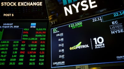 BofA mejoró precio objetivo de Ecopetrol, pero duda de planes de producción de De la Espriella BofA mejoró precio objetivo de Ecopetrol, pero duda de planes de producción de De la Espriella