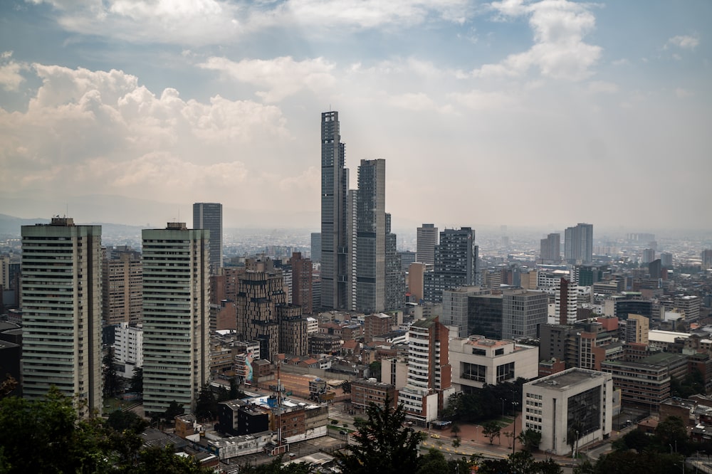 Buildings in Bogota, Colombia, on Wednesday, Dec. 17, 2025. Colombia fiscal deficit may widen to 7.5% of GDP next year without a tax reform that increases revenue, President Gustavo Petro said in a post on X. Photographer: Nathalia Angarita/Bloomberg Buildings in Bogota, Colombia, on Wednesday, Dec. 17, 2025. Colombia fiscal deficit may widen to 7.5% of GDP next year without a tax reform that increases revenue, President Gustavo Petro said in a post on X. Photographer: Nathalia Angarita/Bloomberg